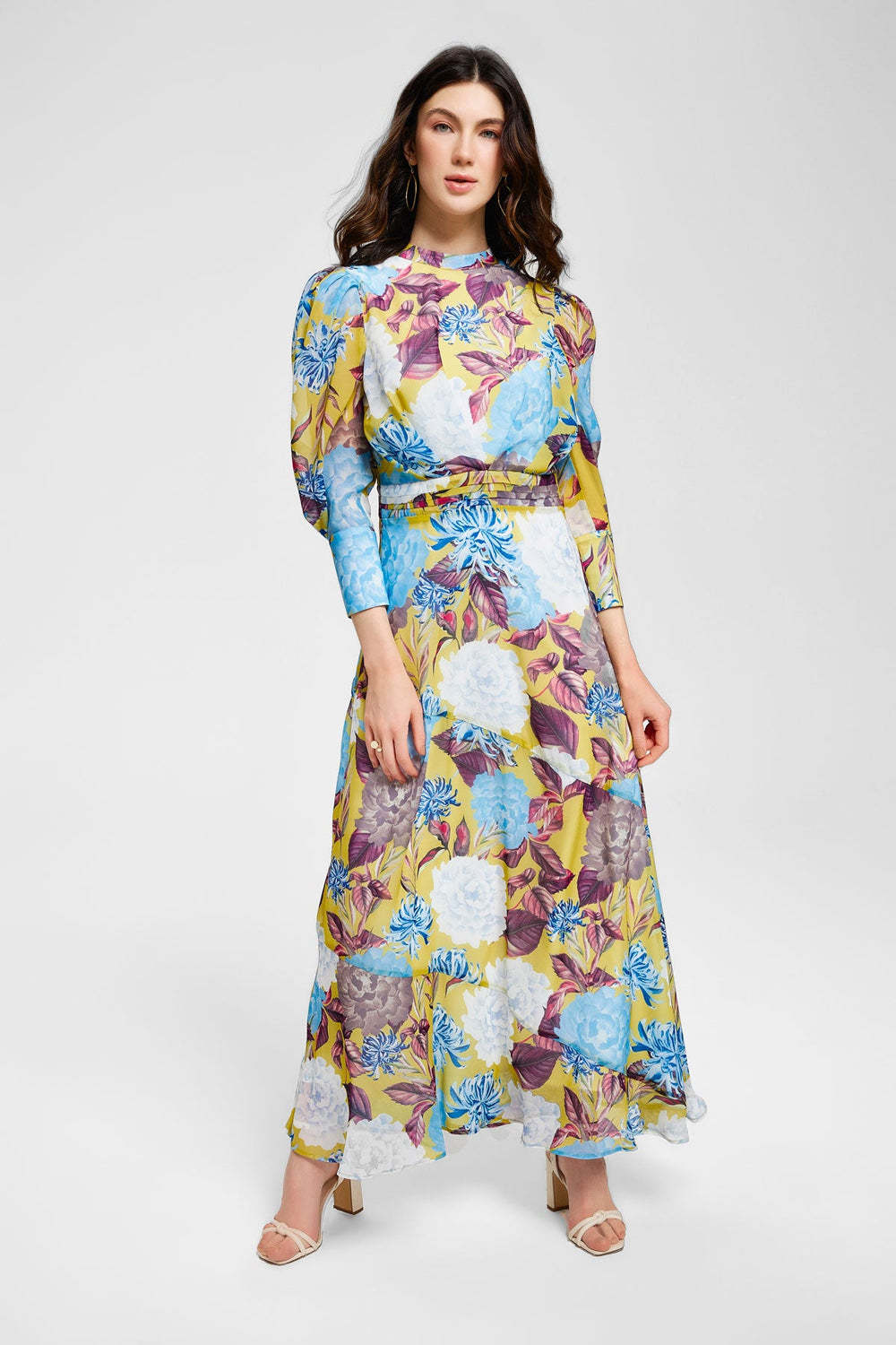 Floral Print Maxi Dress