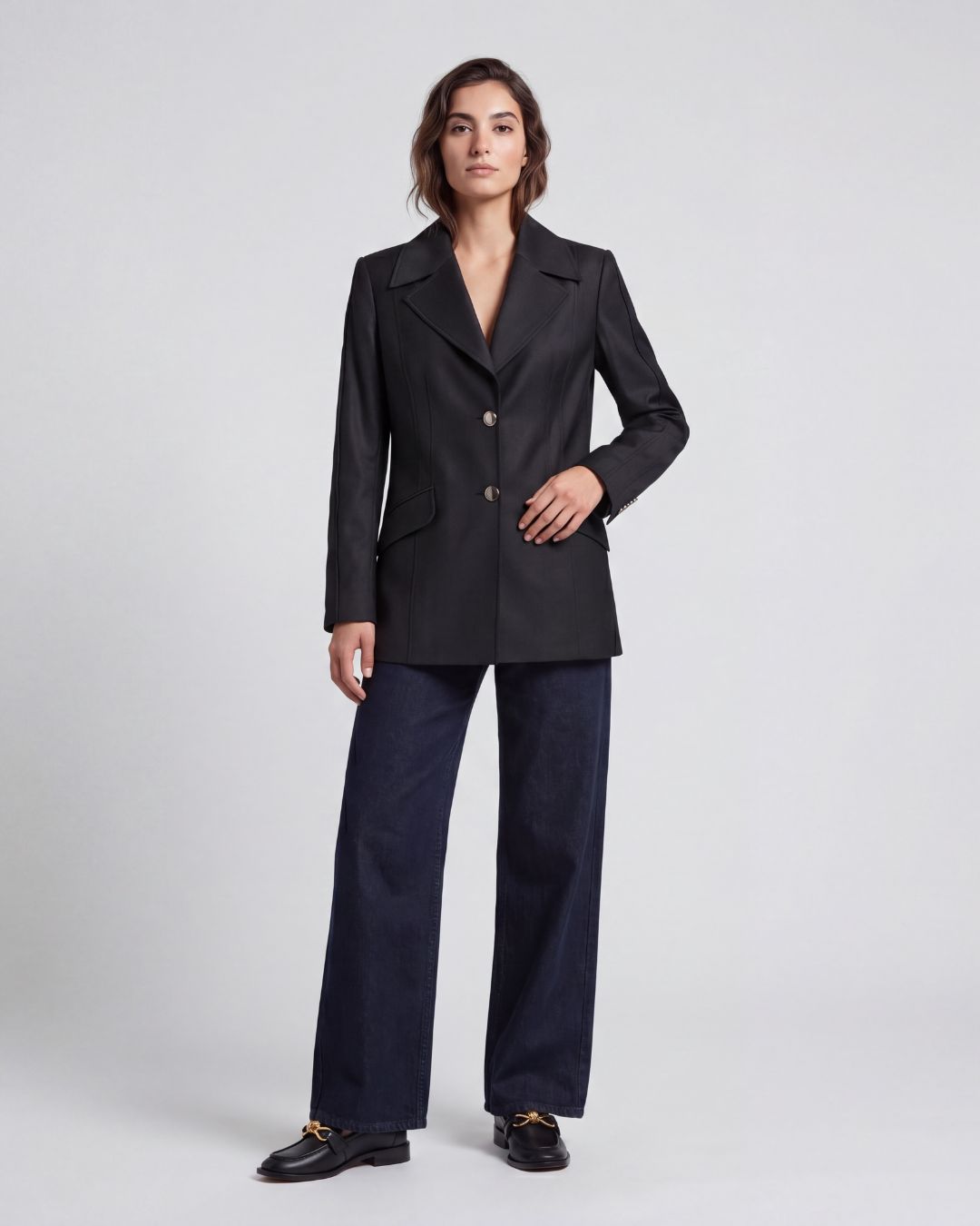 
                  
                    Pleated Sleeve Jacket
                  
                