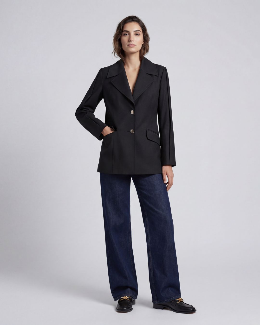 
                  
                    Pleated Sleeve Jacket
                  
                